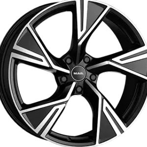 Джанти MAK 10.0J R22 5/112 ET17 66.4 Gloss Black / Polished
