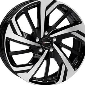 Джанти AUTEC 7.5J R18 5/112 ET50 66.5 Gloss Black / Polished