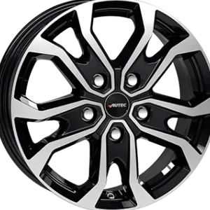 Джанти AUTEC 6.5J R16 5/130 ET66 78.1 Gloss Black / Polished 374924
