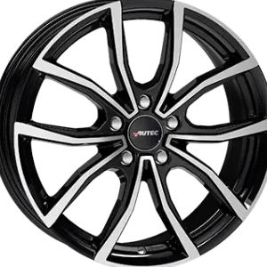 Джанти AUTEC 6.0J R15 5/100 ET38 57.1 Gloss Black / Polished