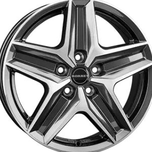 Джанти BORBET 6.0J R17 5/112 ET30 66.6 Anthracite Dark / Polished