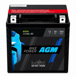 Мото aкумулатор intAct Bike-Power AGM  CIX30L-BS